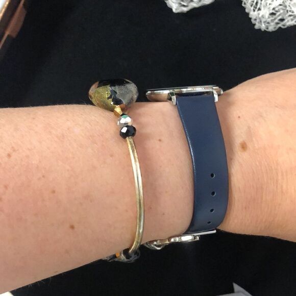 Autism Awareness Puzzle Piece Expandable Open Heart Bracelet - Picture 7 of 16